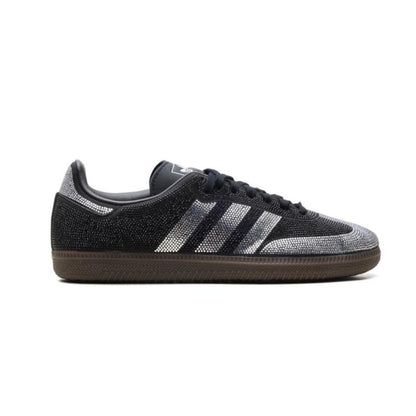 Adidas Samba OG Black Silver Rhinestones