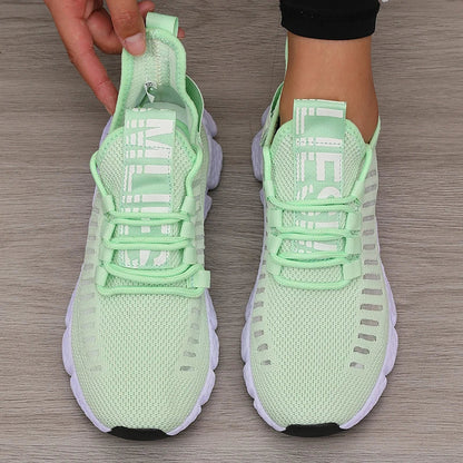 AuraStride Mesh Slip-On Sneakers