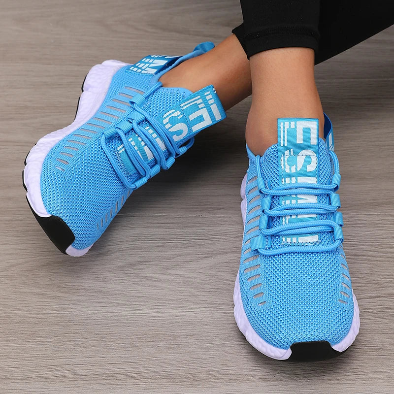 AuraStride Mesh Slip-On Sneakers