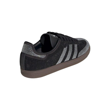 Adidas Samba OG Black Silver Rhinestones